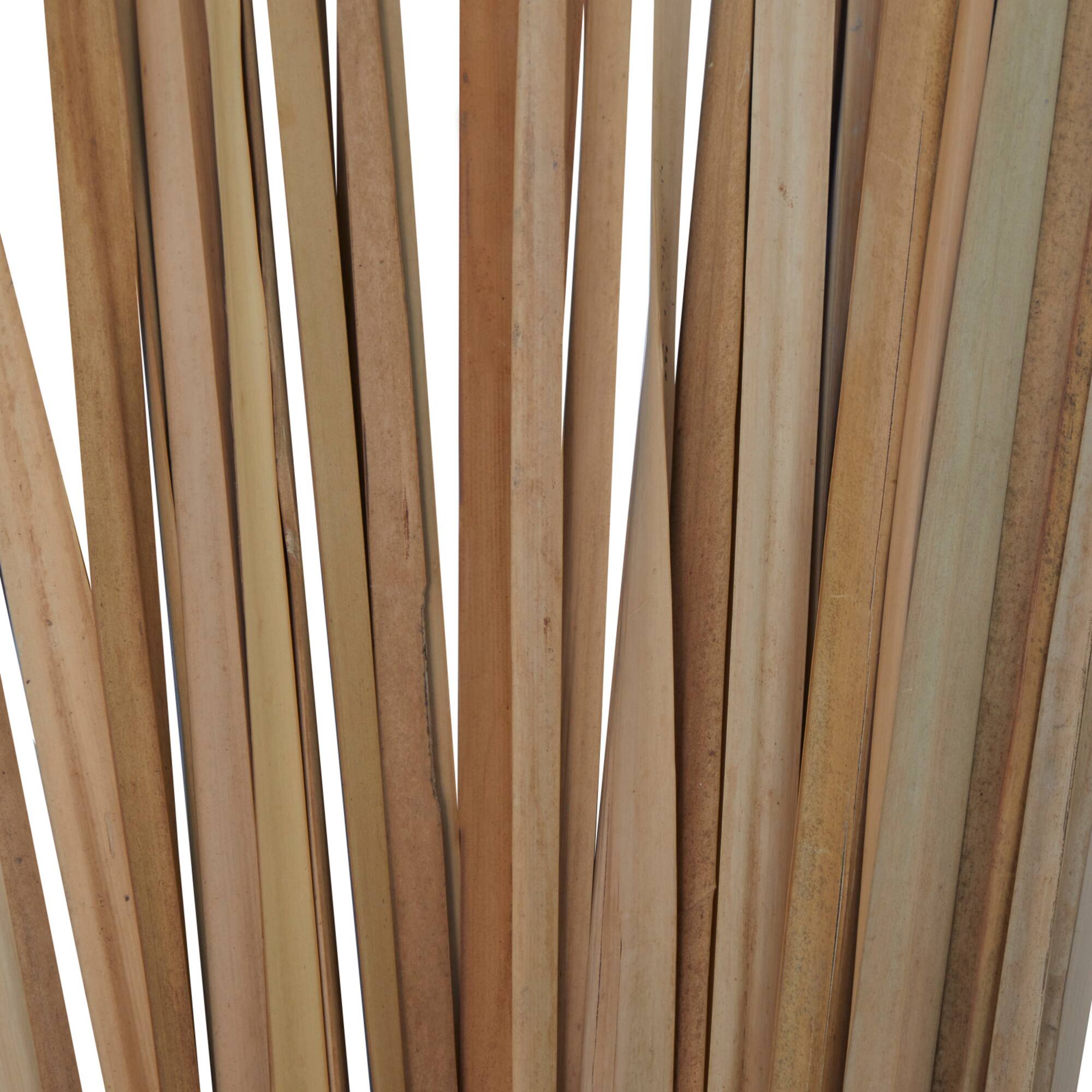 3.5ft. Natural Light Brown Dried Plant Foliage with Slender Stems